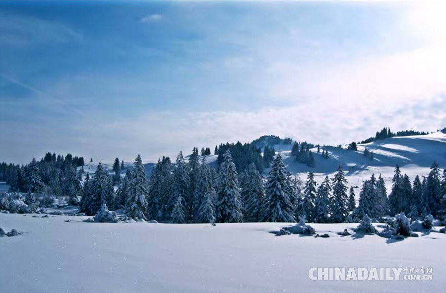 山西寧武蘆芽山景區(qū)黃金周迎大雪 系今年首場