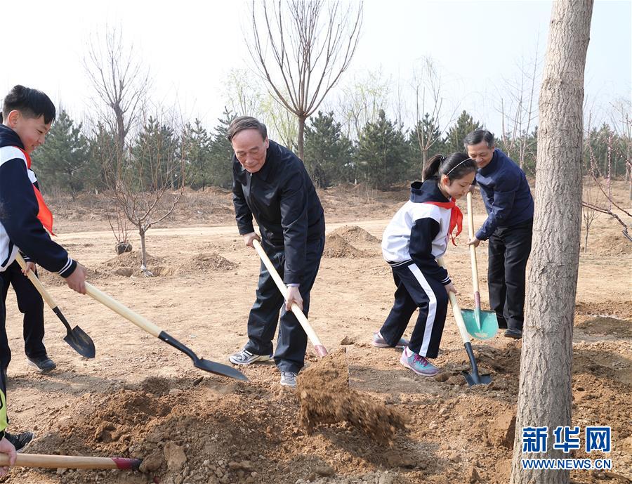 黨和國(guó)家領(lǐng)導(dǎo)人參加首都義務(wù)植樹(shù)活動(dòng)