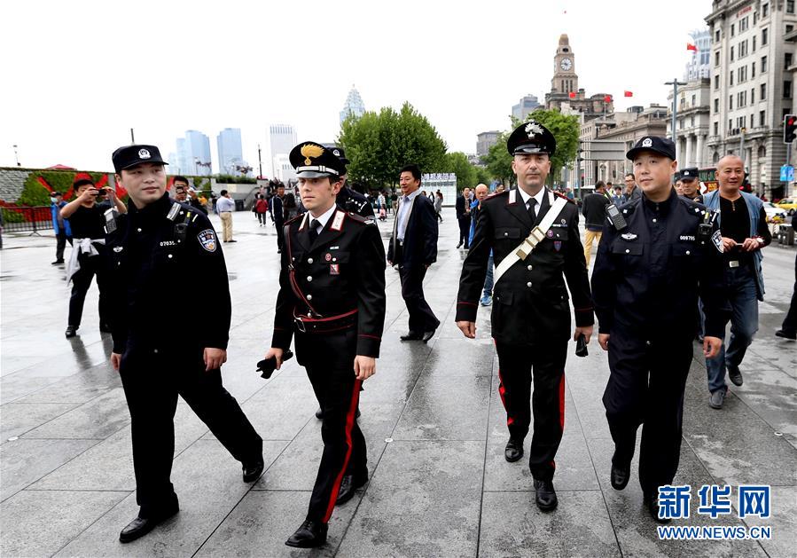 中意警方在滬聯(lián)合巡邏