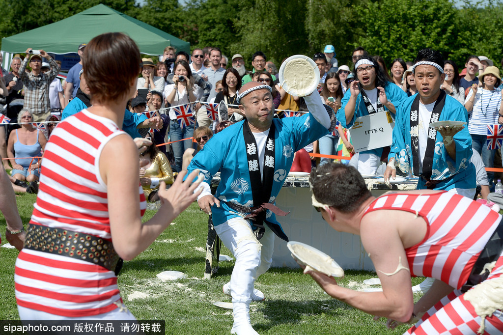 第50屆世界奶油派投擲大賽歡樂來襲 眾選手互擲餡餅不亦樂乎