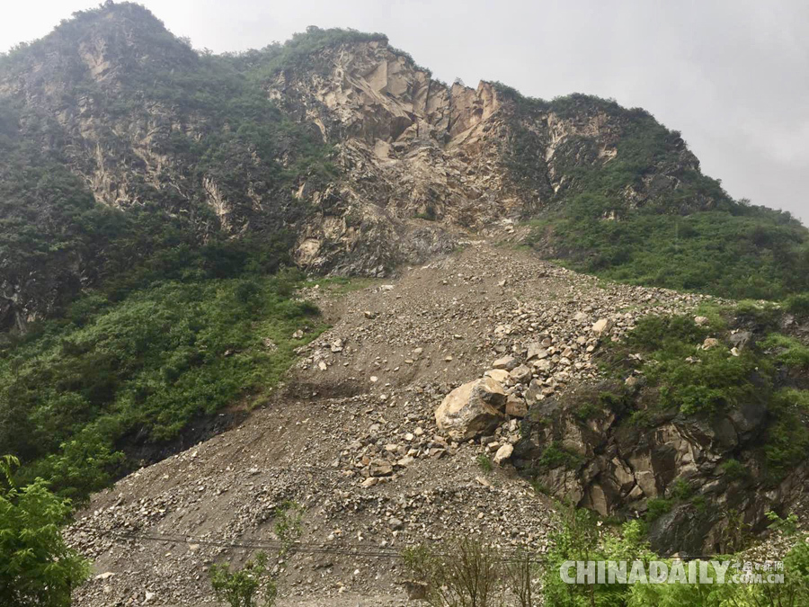 直擊北京房山山體滑坡現(xiàn)場(chǎng)