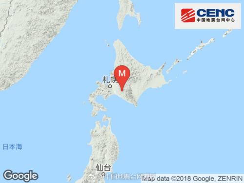 日本北海道發(fā)生6.7級(jí)地震 已造成1人死亡